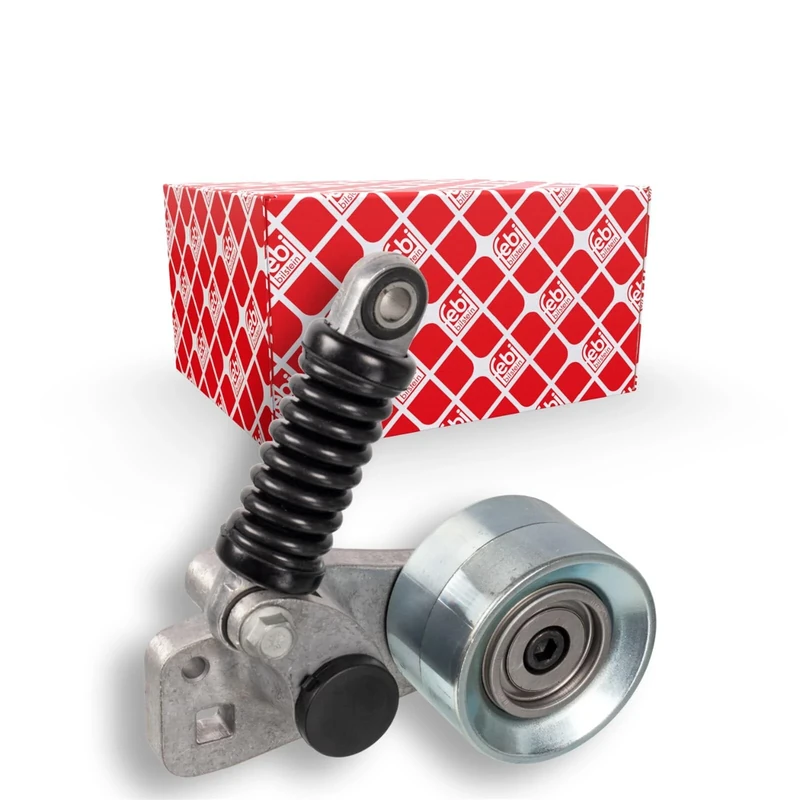 febi bilstein 30591 Tensioner Assembly for auxiliary belt, pack of one