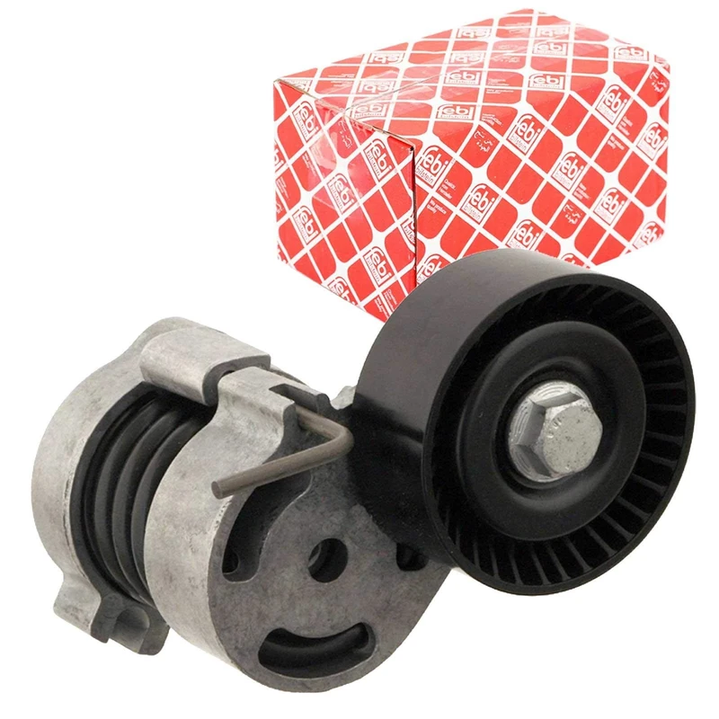 febi bilstein 30121 Tensioner Assembly for auxiliary belt, pack of one