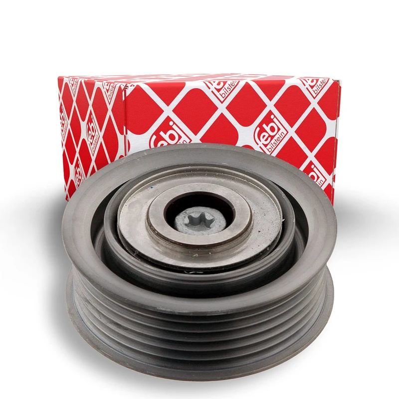 febi bilstein 32024 Idler Pulley for auxiliary belt, pack of one