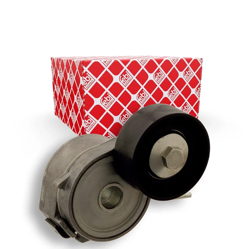febi bilstein 30128 Tensioner Assembly for auxiliary belt, pack of one