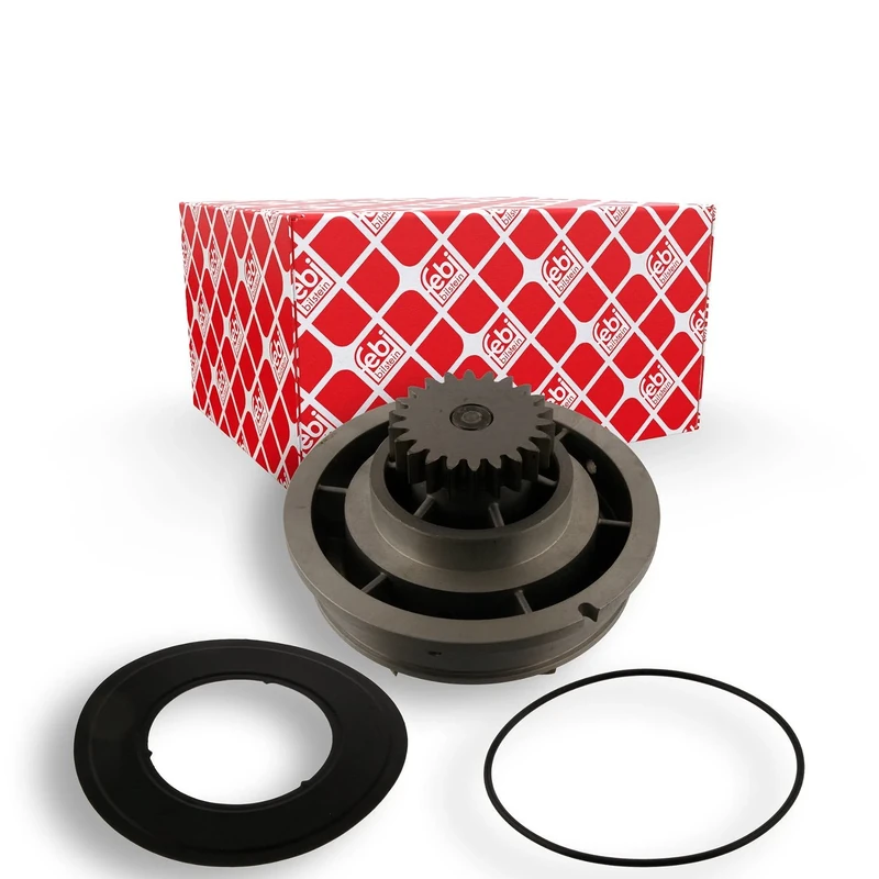 febi bilstein 31568 Water Pump with gear and gaskets, pack of one