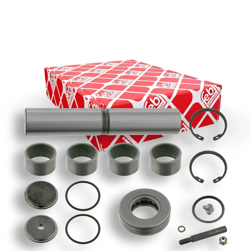 febi bilstein 34111 King Pin Set with thrust bearing, single set, pack of one