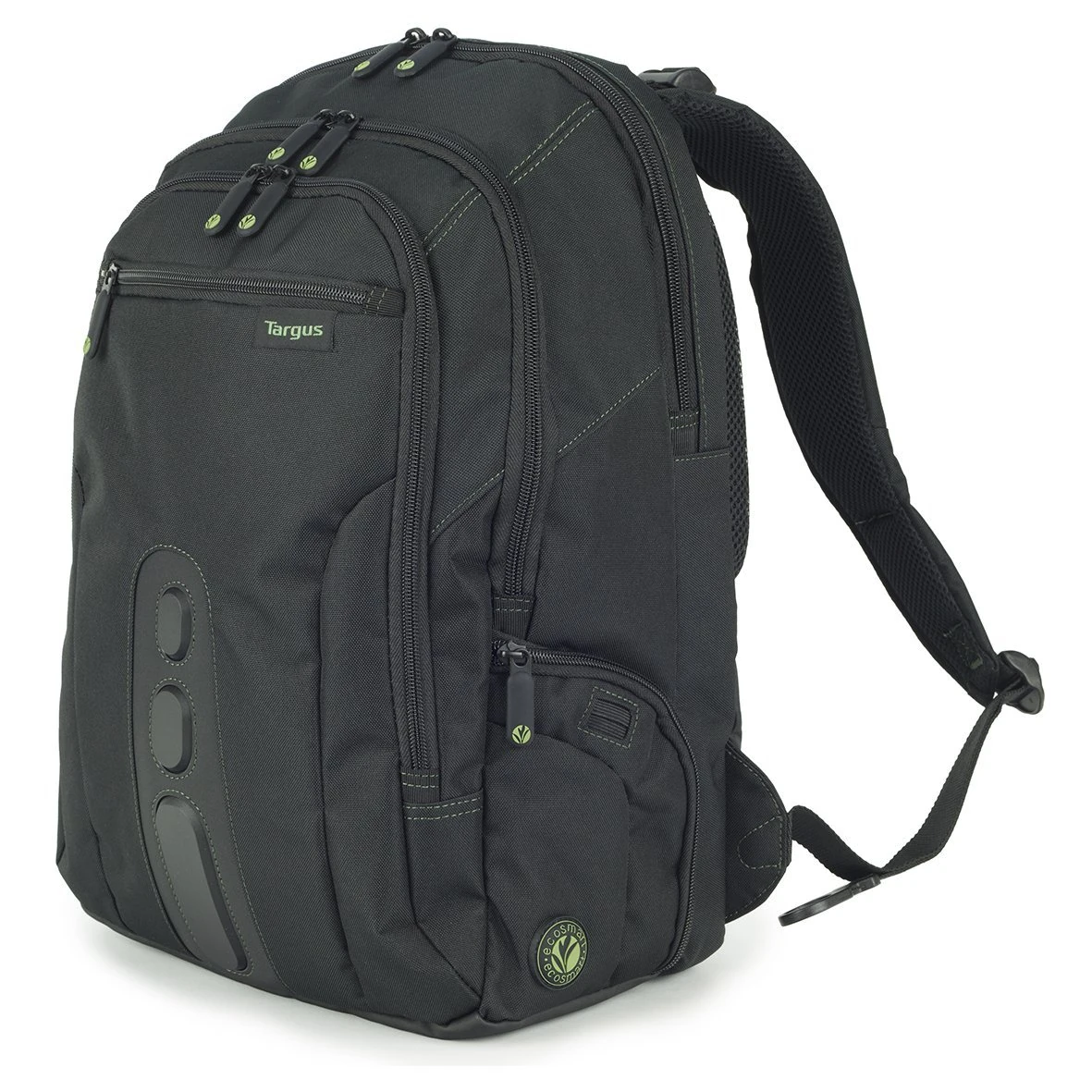 Targus 15.6" Spruce EcoSmart Checkpoint Friendly Backpack, Made From Recycled Bottles, Durable, TSA Friendly, 27L (TBB013US)