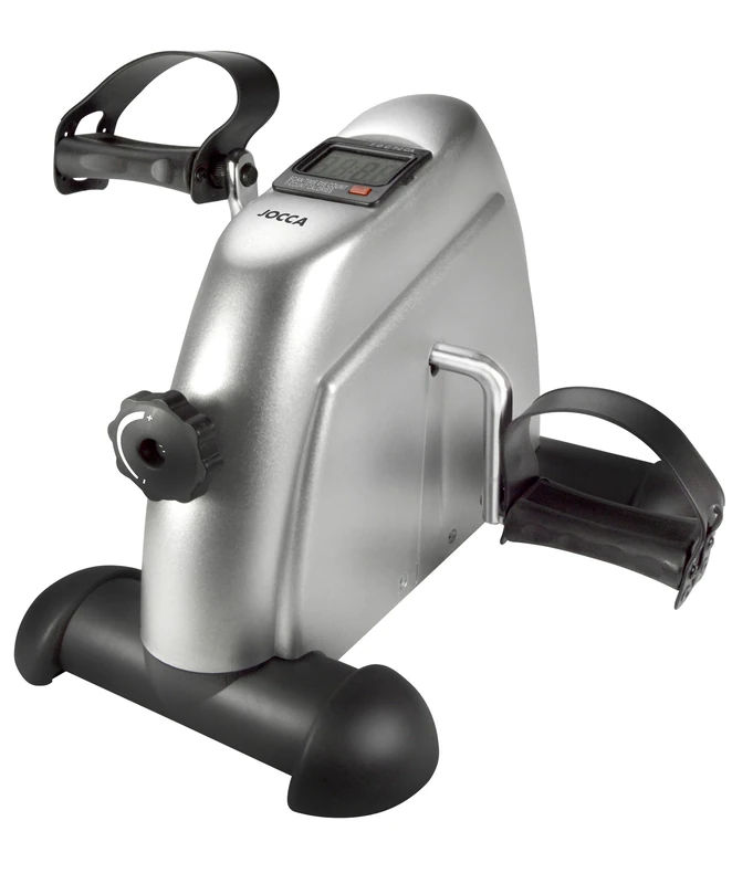 Jocca Unisex Adult 6158 Mini Exercise Bike - Silver Black - Image 1