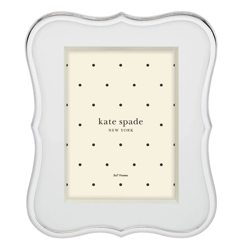 kate spade new york Crown Point 5" x 7" Frame, Silver