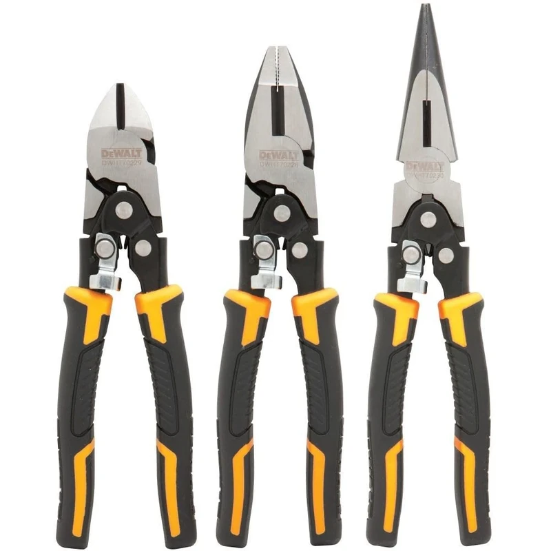 DEWALT Pliers Set, Compound Action, 3-Pack (DWHT70485)