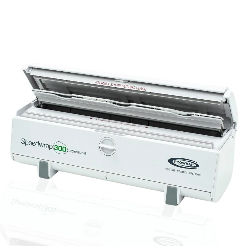 PROWRAP | Speedwrap 300MM Dispenser - Simplify Kitchen Wrapping with Single Press Cut for Cling Film, Foil & Baking Parchment, Hygienic Solution
