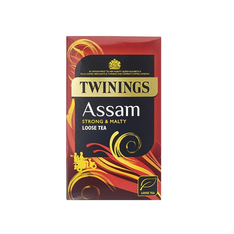 Twinings Assam Loose Leaf Tea | Strong, Bold & Malty Loose Black Tea | Refreshing & Invigorating Indian Tea Blend | Multipack Bulk Buy, (4 X 125g Packs)