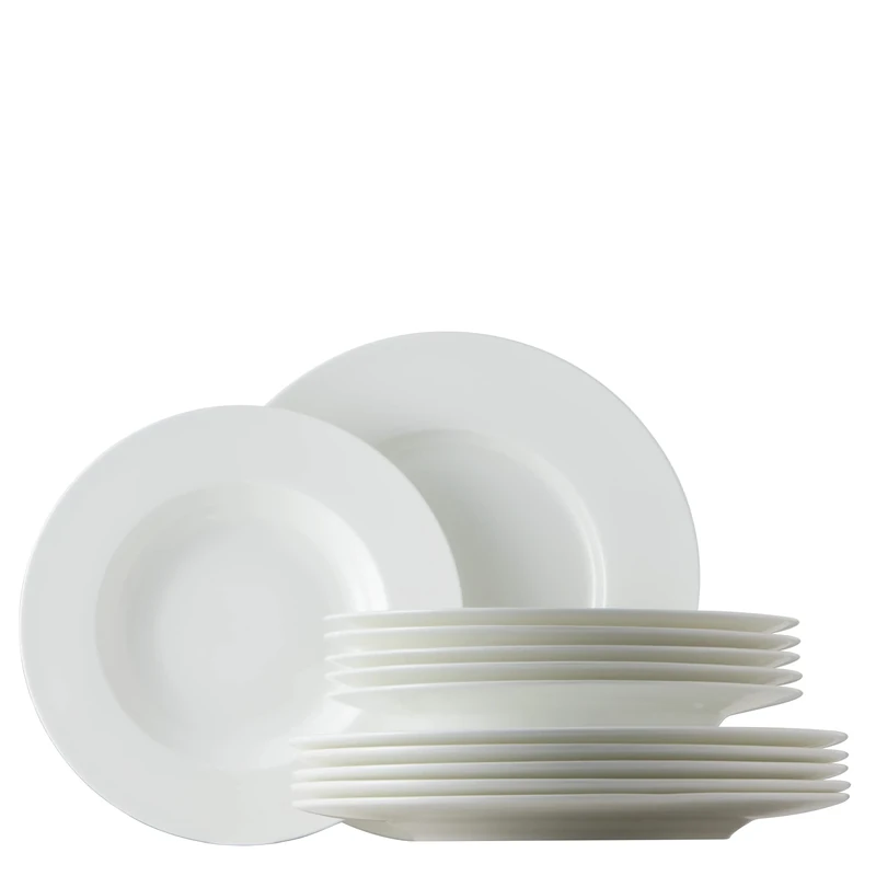 Rosenthal Jade 61040-800001-18339 12-Piece Fine Bone China Table Set White