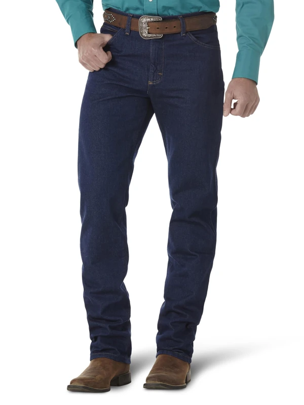 Wrangler Mens Premium Performance Cowboy Cut Regular Fit Jeans, Prewashed, 30W x 38L