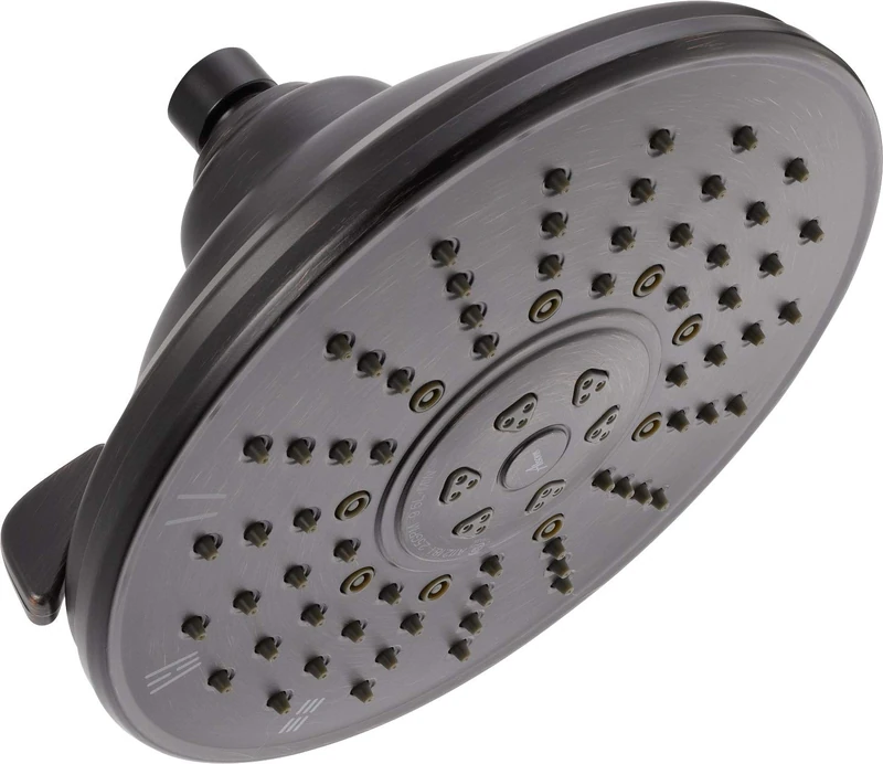 Delta 3-Spray Touch Clean Shower Head, Venetian Bronze 52680-RB