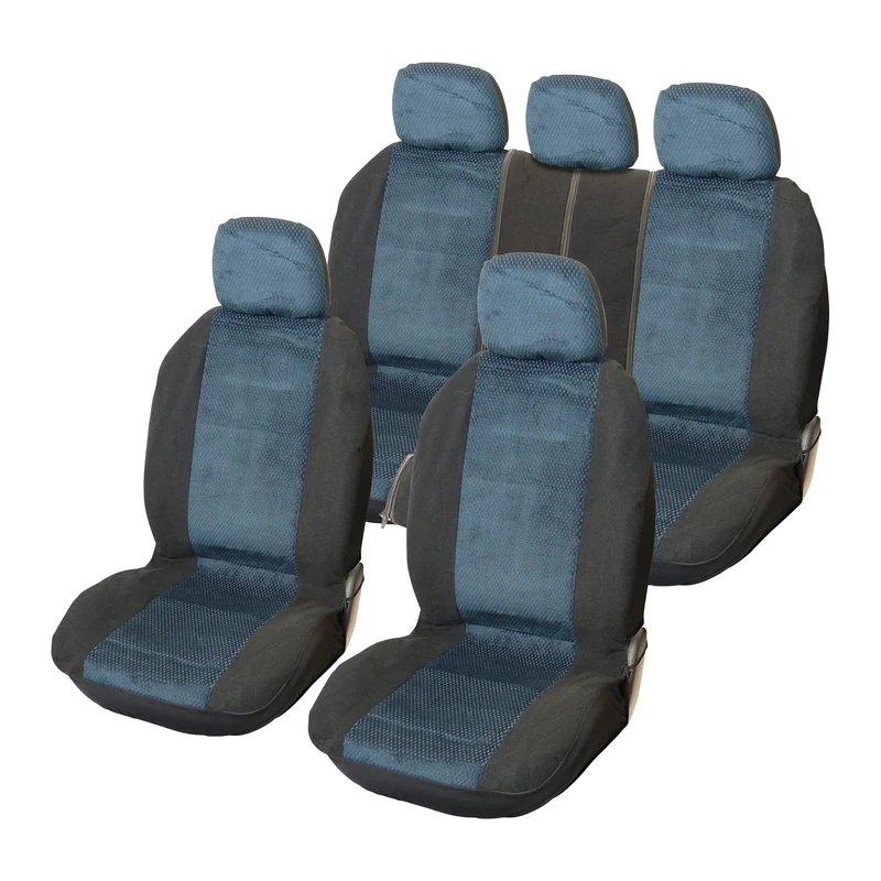 Carpoint 'Denver' 0310312 9-Piece Car Seat Cover Set in Black