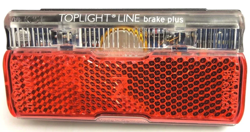 Busch & Müller & Unisex - Adult Toplight Line Brake Plus 50mm Bike Light, Multicolor, One Size
