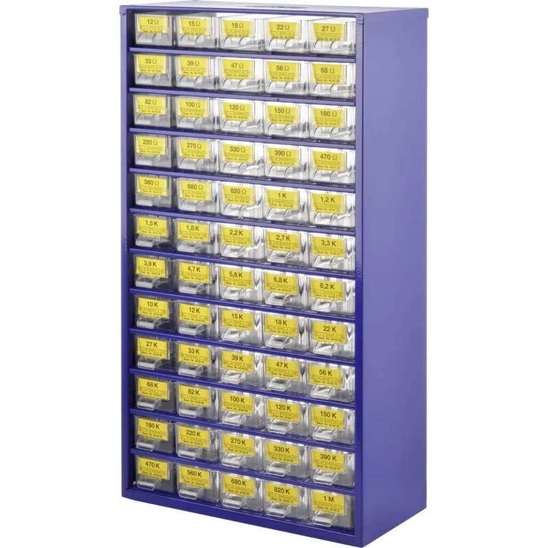 1 Set Metal Film Resistors Axial Output 0.25W 1%