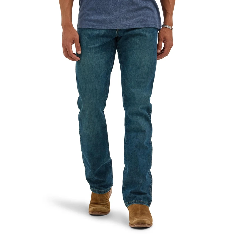 Wrangler Men's Tall Size Retro Slim Fit Boot Cut Jean, River Wash, 36W x 34L