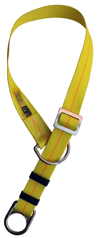 3M DBI-SALA 1002106 Adjustable Tie Off Adaptor, 6', Pass-Thru Type, Yellow - Image 1