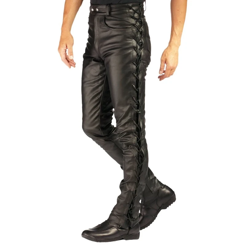 Roleff RO 3 Lace-Up Leather Motorbike Jeans EU 46