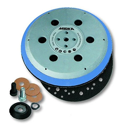 Mirka 8295495111 Sanding Disc with M8 Grip 61L Hard Plain 5/16 Inch 150 mm