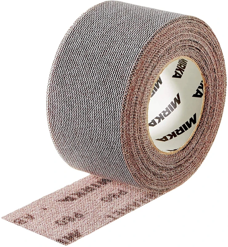 Mirka Abranet abrasive roll with net 75 mm x 10 m Hook & loop/Grit P400 / 1 roll/for sanding wood, filler, lacquer, plastic / 545BI001413R