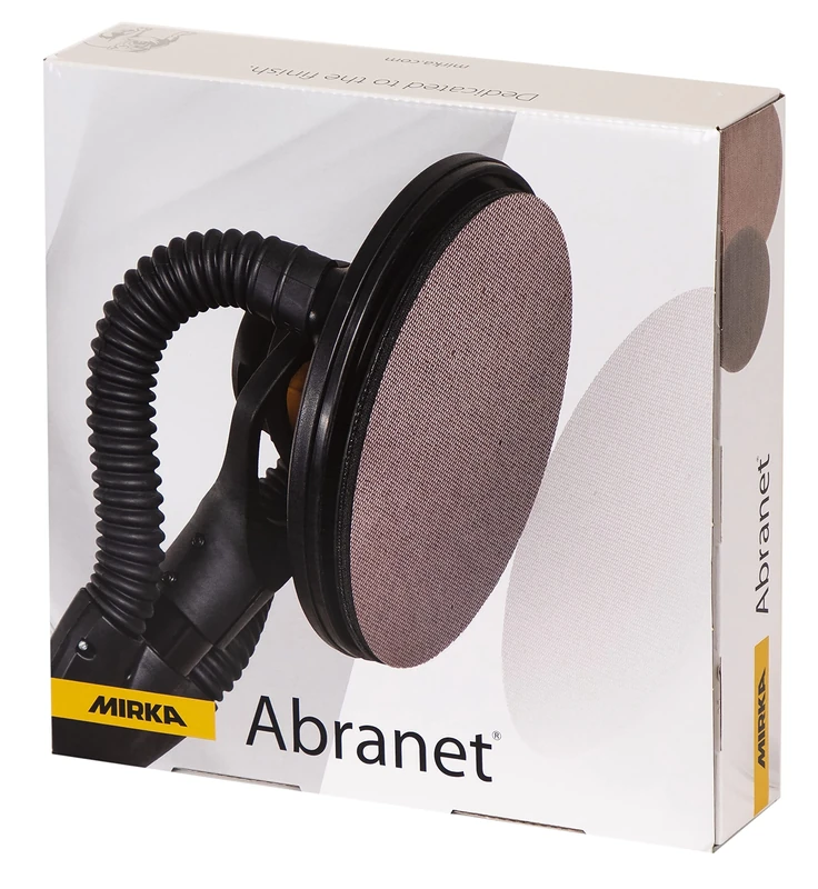 Mirka Abranet sanding disc with net Ø 225 mm Hook & loop/Grit P120 / 25 pcs/for sanding wood, filler, varnish, plastic / 5422302512