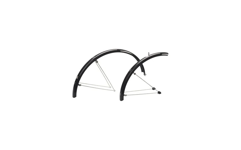SKS Chromoplastics Mudguard Set 700c P35: Durable, Sleek Mudguards for 700c Wheels; Easy to Install, Providing Excellent Protection from Splashes and Debris