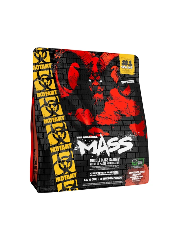 Mutant Mutant Mass (2270g) Chocolate Fudge Brownie - Weight Gainer - Without Creatine