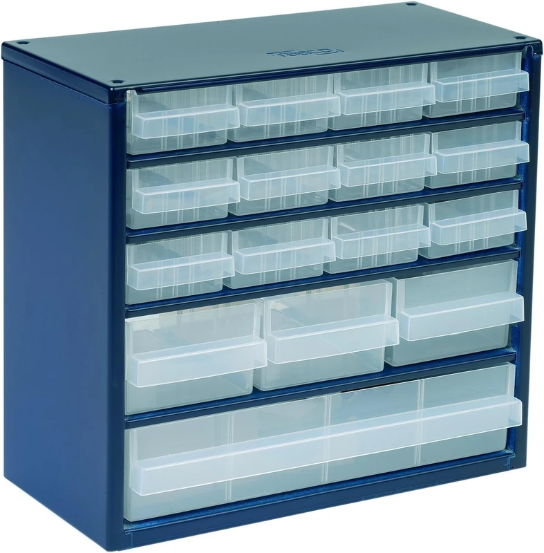 Raaco 616-123 16 Drawer Metal Cabinet RAA137560
