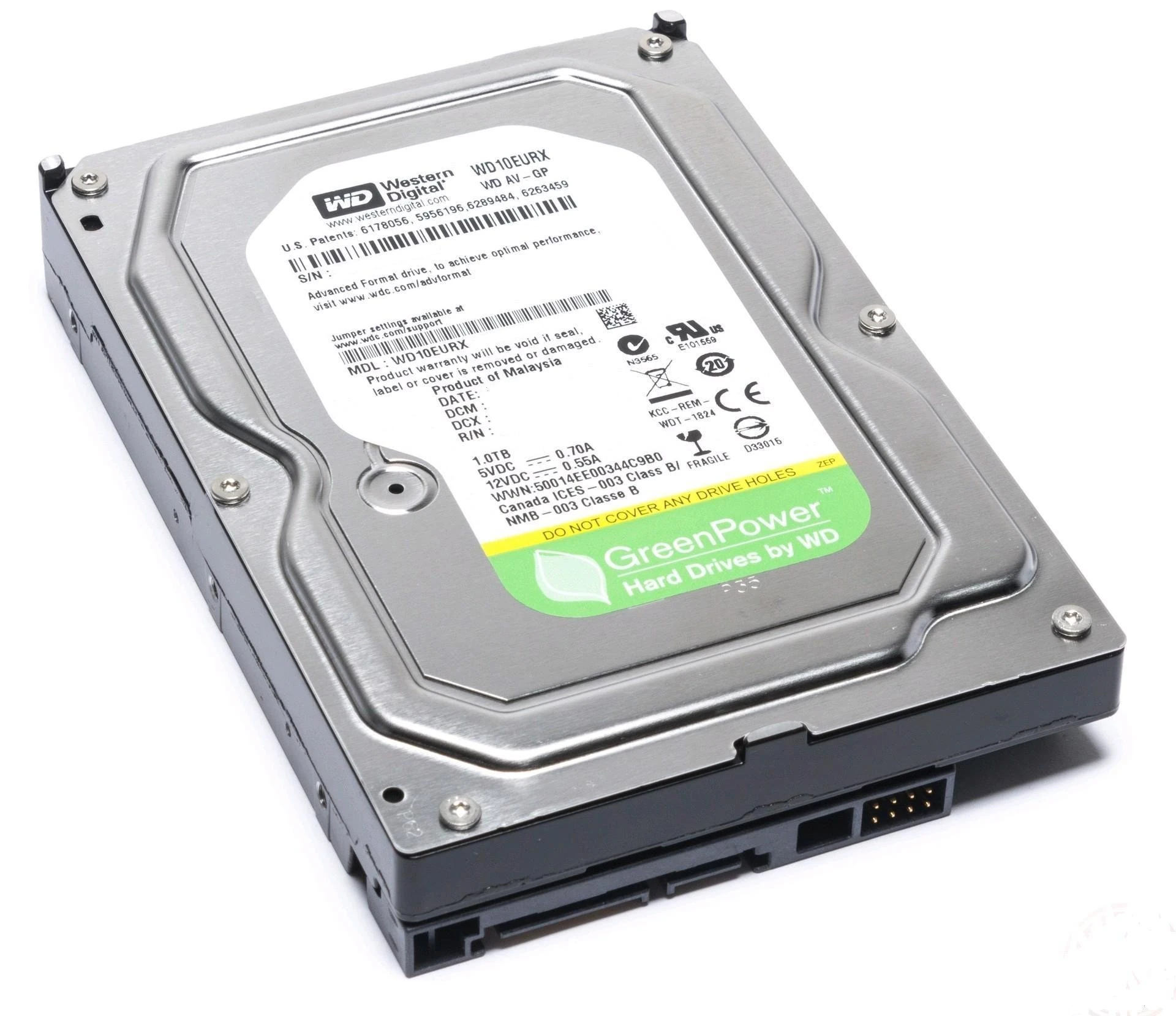 Western Digital AV-GP - 1TB Desktop SATA Hard Drive - OEM