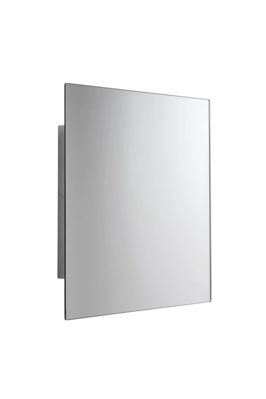 Croydex Dart Square Bathroom Cabinets with Mirror, Concealed Cabinet Storage, Supplied Fully Assembled, Easy to Install, Bathroom Mirror Cabinets, All Fixtures Included, 45x45cm