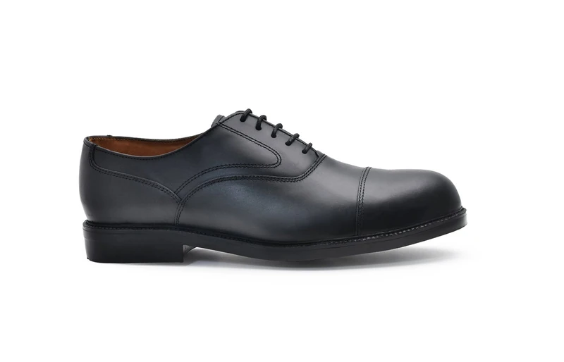 2WORK4 8104500546 2Work4 Oxford Model 8A04.50 Safety Shoes, S3 SRB, Black, Size 46