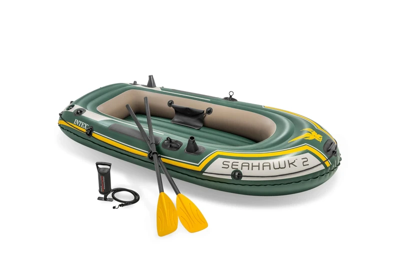Intex Seahawk 2 person inflatable boat - 236 x 114 x 41 cm - 3-piece - multicolor