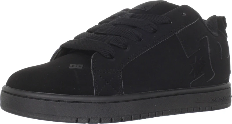 Dc Shoes Men's Court Graffik Shoe, Black/Black/Black, 6.5 UK