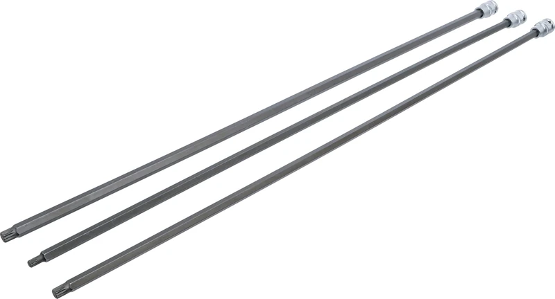 BGS 4224 | Bit Socket Set | Length 800 mm | 12.5 mm (1/2") Drive | Spline (for XZN) | for VAG | 3 pcs.