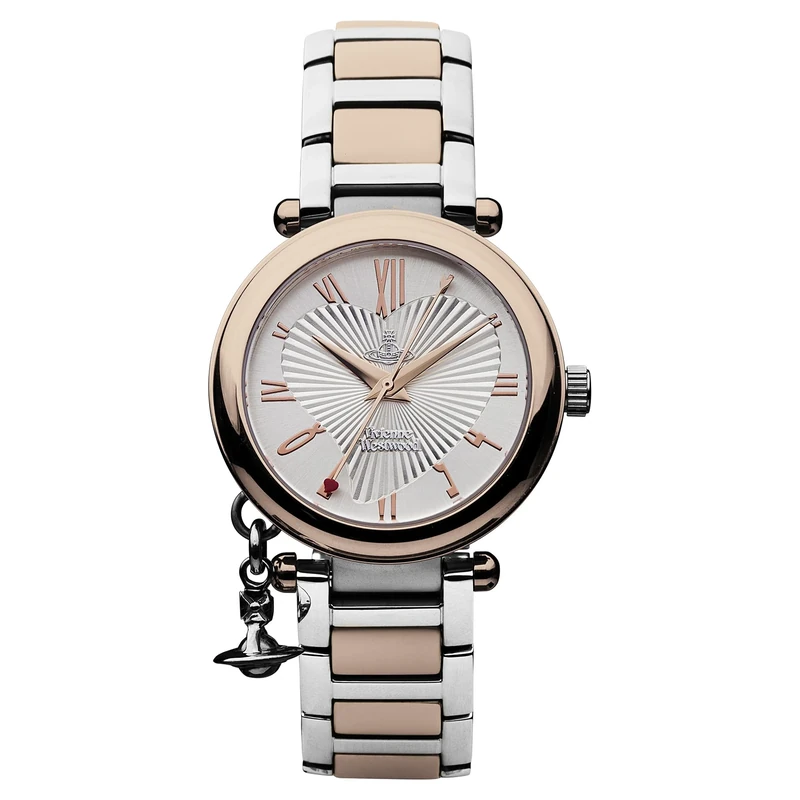 Vivienne Westwood Ladies Orb Rose Gold Case Bracelet Watch