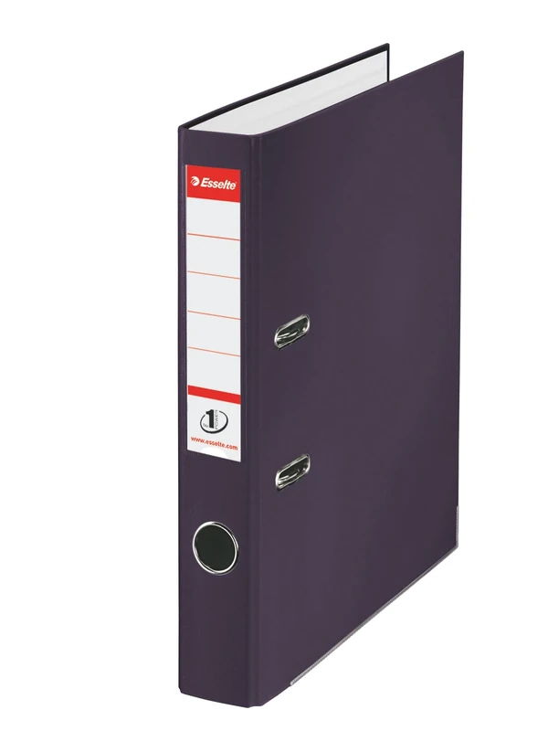 Esselte No.1 Power A4 Lever Arch File with 50 mm Spine - Jungle Purple, Pack of 10