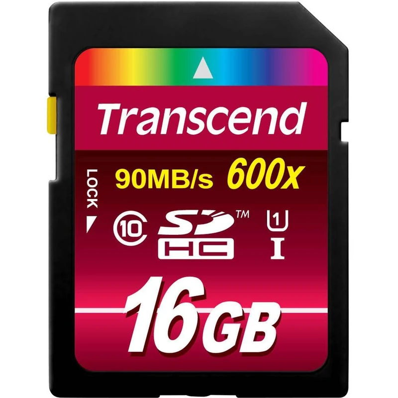 Transcend 16GB SDXC/SDHC Class 10 UHS-I 600x (Ultimate) Memory Card