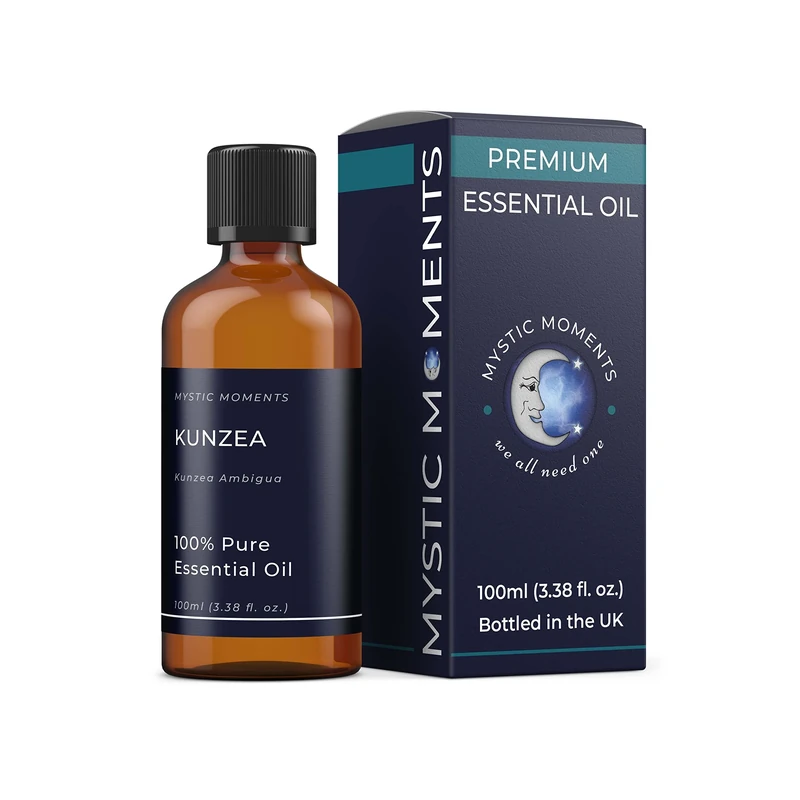 Mystic Moments | Kunzea Essential Oil 100ml - Pure & Natural Oil for Diffusers, Aromatherapy & Massage Blends Vegan GMO Free