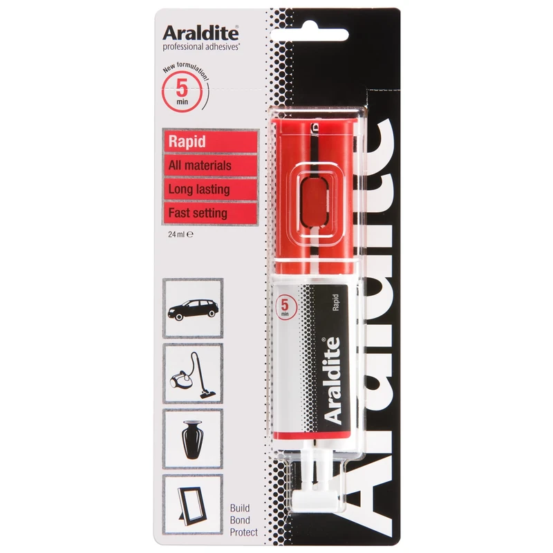 Best Price Square Araldite ARL400007 Epoxy Syringe 24ml - Quick Set