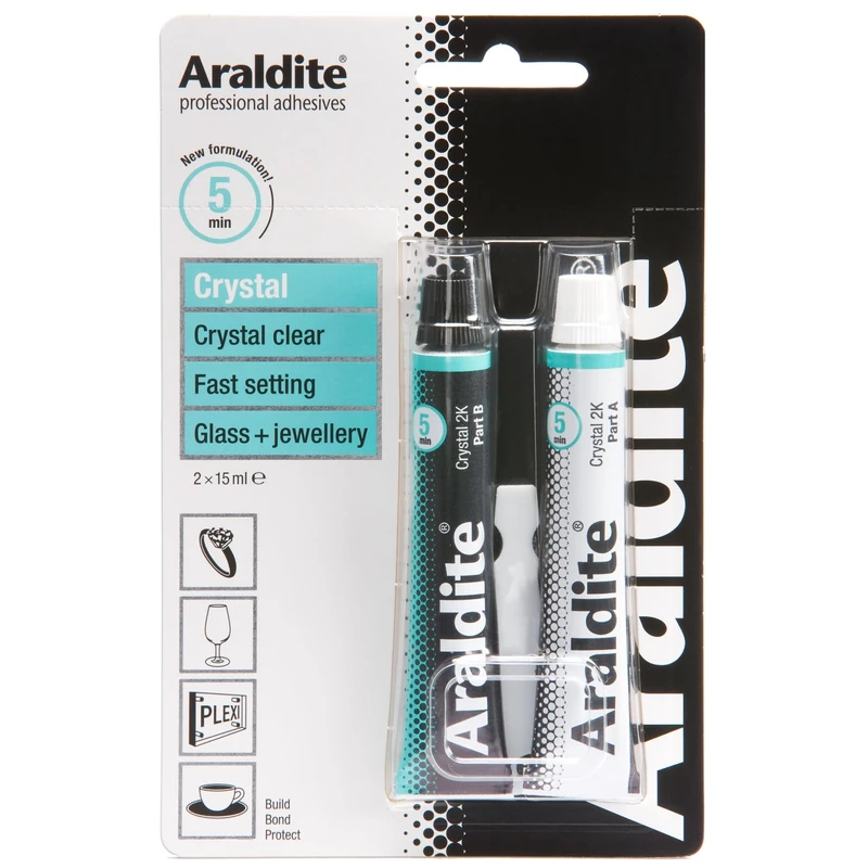 Araldite Crystal Tubes (2 x 15ml) ARA400008