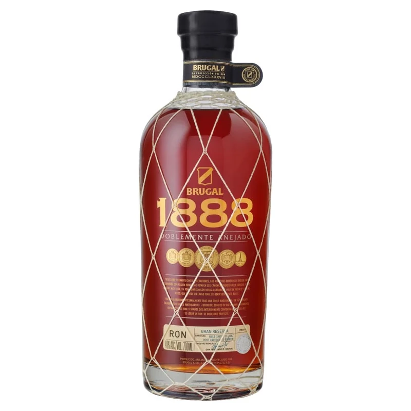 Brugal 1888 | Dominican Double Aged Rum | Bourbon and Oloroso Sherry Oak Cask Matured | 40% ABV | 70cl