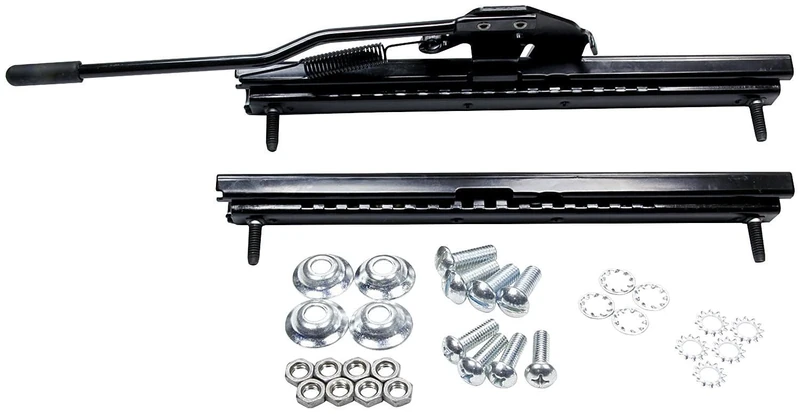 Allstar ALL98100 Seat Mounting Track Assembly Kit with Adjustment Handle, Universal