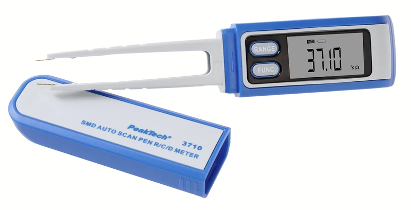 PeakTech Digital SMD LCR Meter 6000 Counts with Continuity Test and Diode Tester, 1 Piece, P 3710