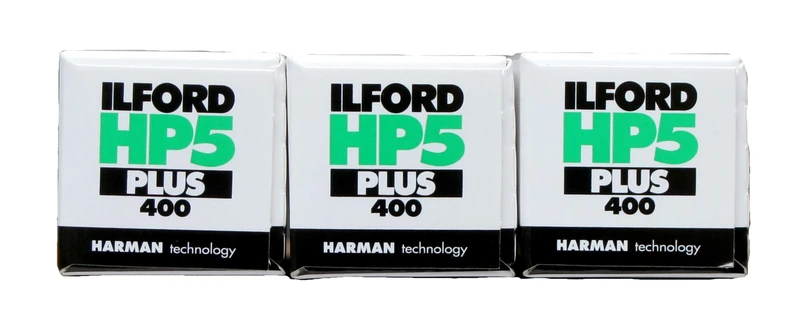 Ilford HP5 Plus 400 ASA 120mm pack of 3
