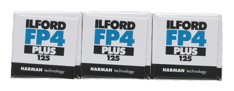 Ilford FP4+ 120 Roll 3 Pack