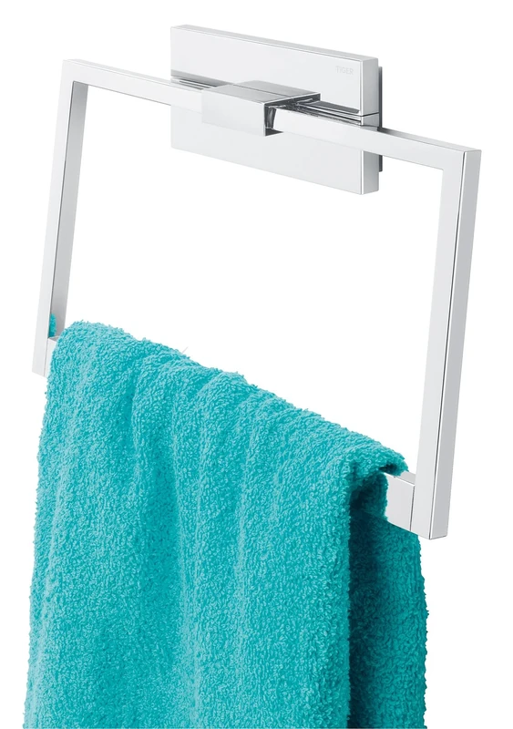 Tiger Safira Towel Ring, Chrome
