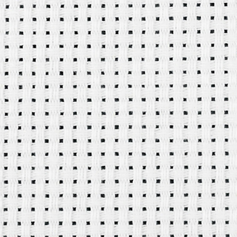 Aida Fabric, W: 150 cm, white, 3 m