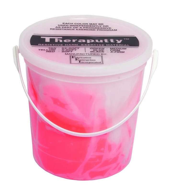 CanDo TheraPutty Antimicrobial - Therapeutic modelling clay - 5 lb - red (light)