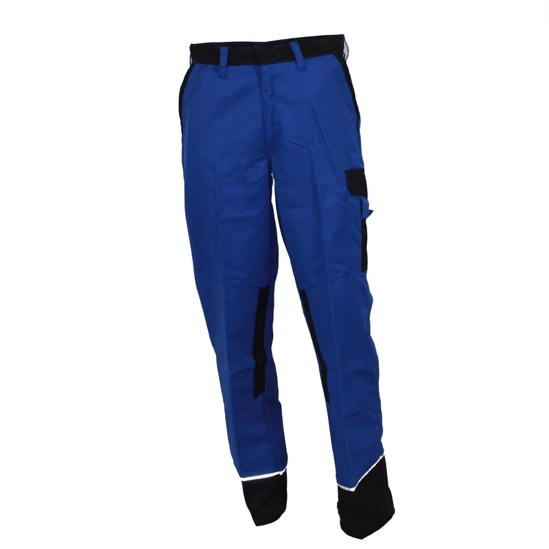 BP 1609-559-13-50l, Work trousers, with pockets 245,00 g/m², fabric blend royal blue/black, 34l