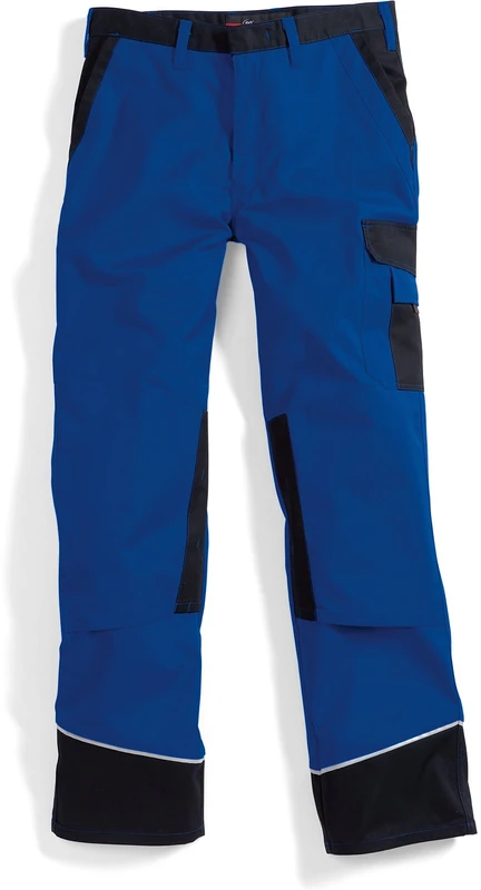 BP 1609-559-13-48l, Work trousers, with pockets 245,00 g/m², fabric blend royal blue/black, 33l