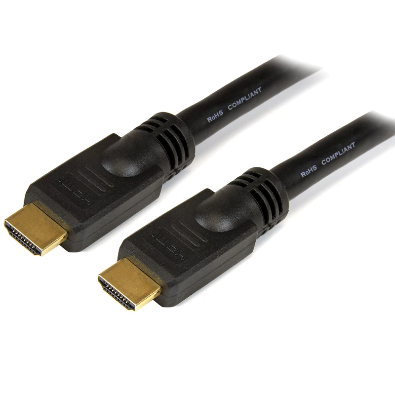 StarTech.com 15m High Speed HDMI Cable M/M - 4K @ 30Hz - No Signal Booster Required - HDMI to HDMI - Audio/Video - Gold-Plated (HDMM15M)